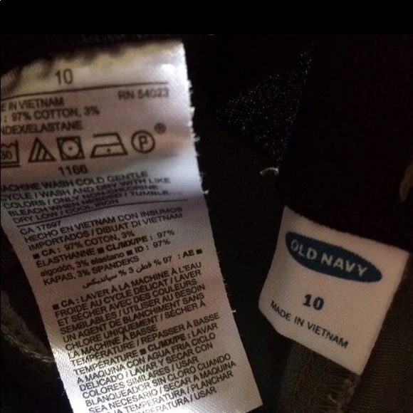 Old Navy cropped high waisted cotton pants - Picture 4 of 4